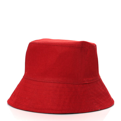Fendi Technical Fabric FF Reversible Bucket Hat M Tobacco Red 2 of 8