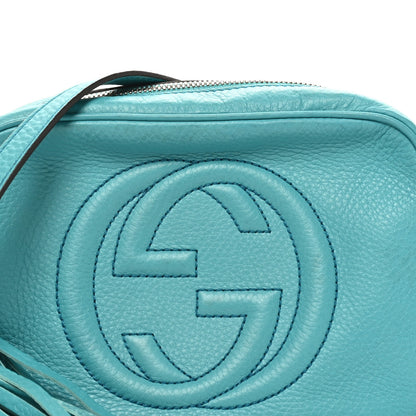 Gucci Pebbled Calfskin Small Soho Disco Bag Deep Cobalt 8 of 10