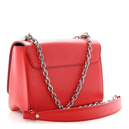 Louis Vuitton Epi Twist Shoulder Bag MM Coquelicot 3 of 8