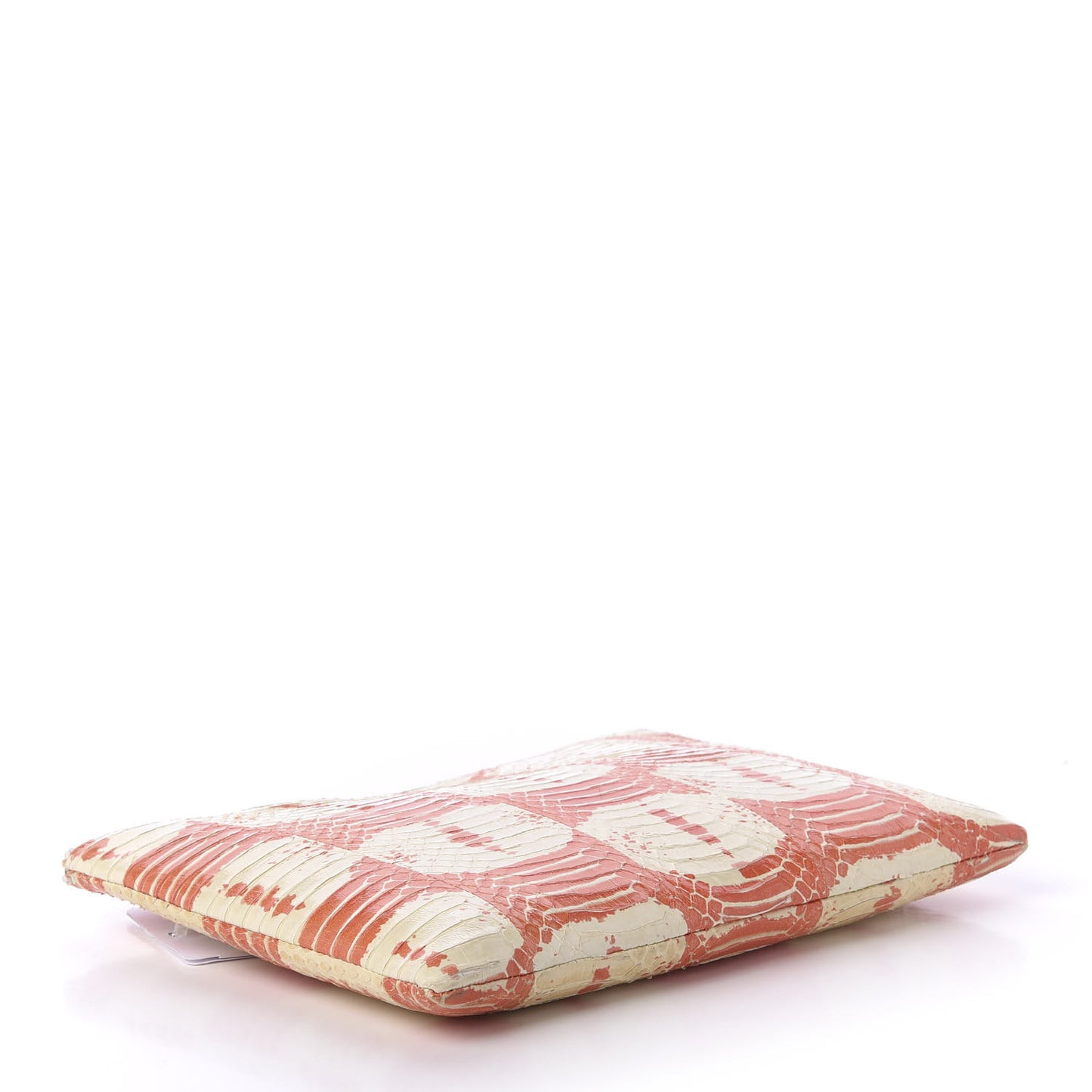 Watersnake Clutch Pouch Orange White