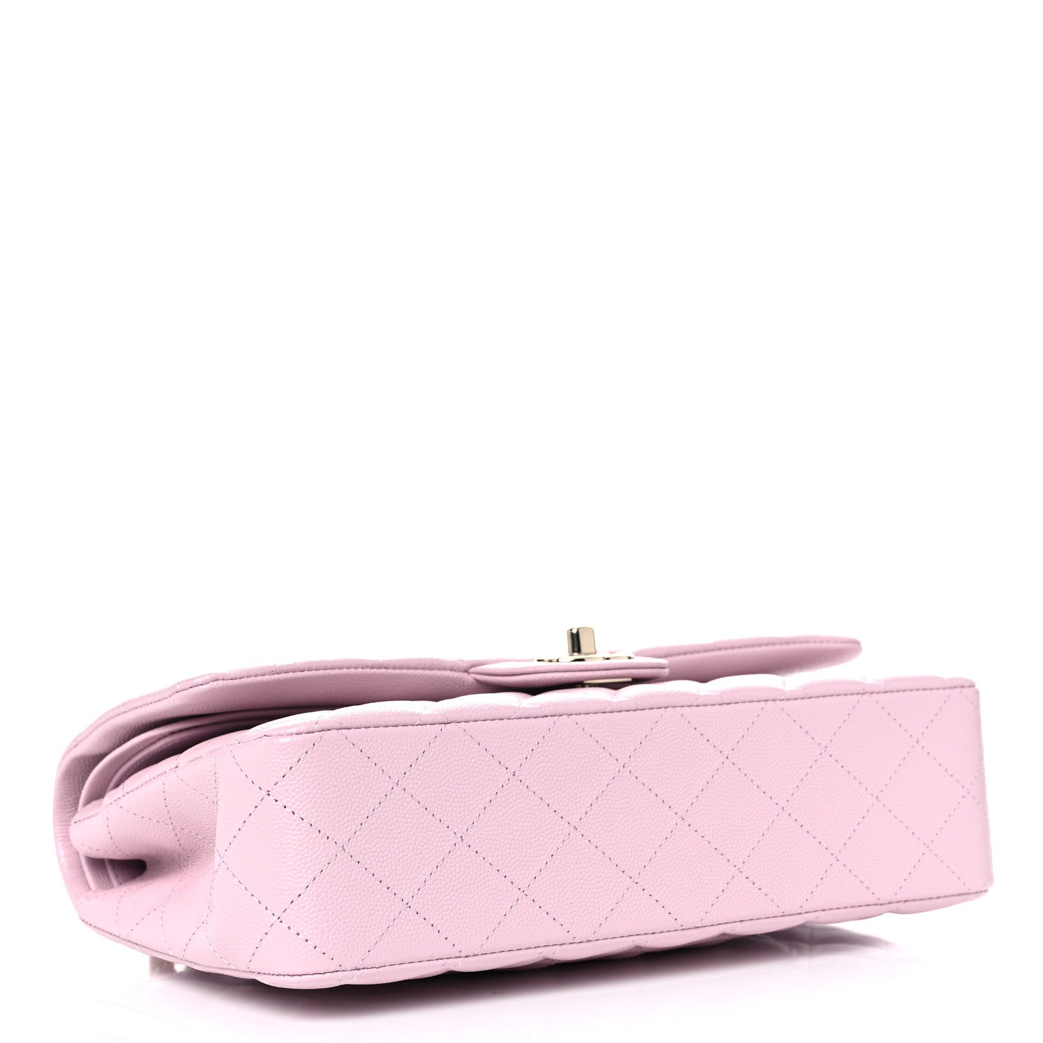 Chanel Caviar Quilted Medium Double Flap Light Pink 4 of 10