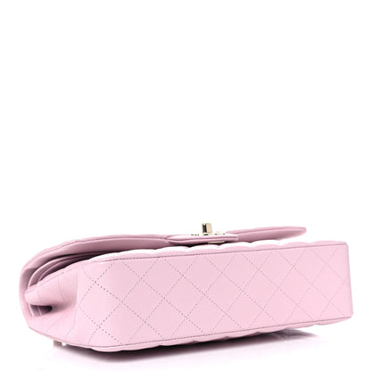 Chanel Caviar Quilted Medium Double Flap Light Pink 4 of 10