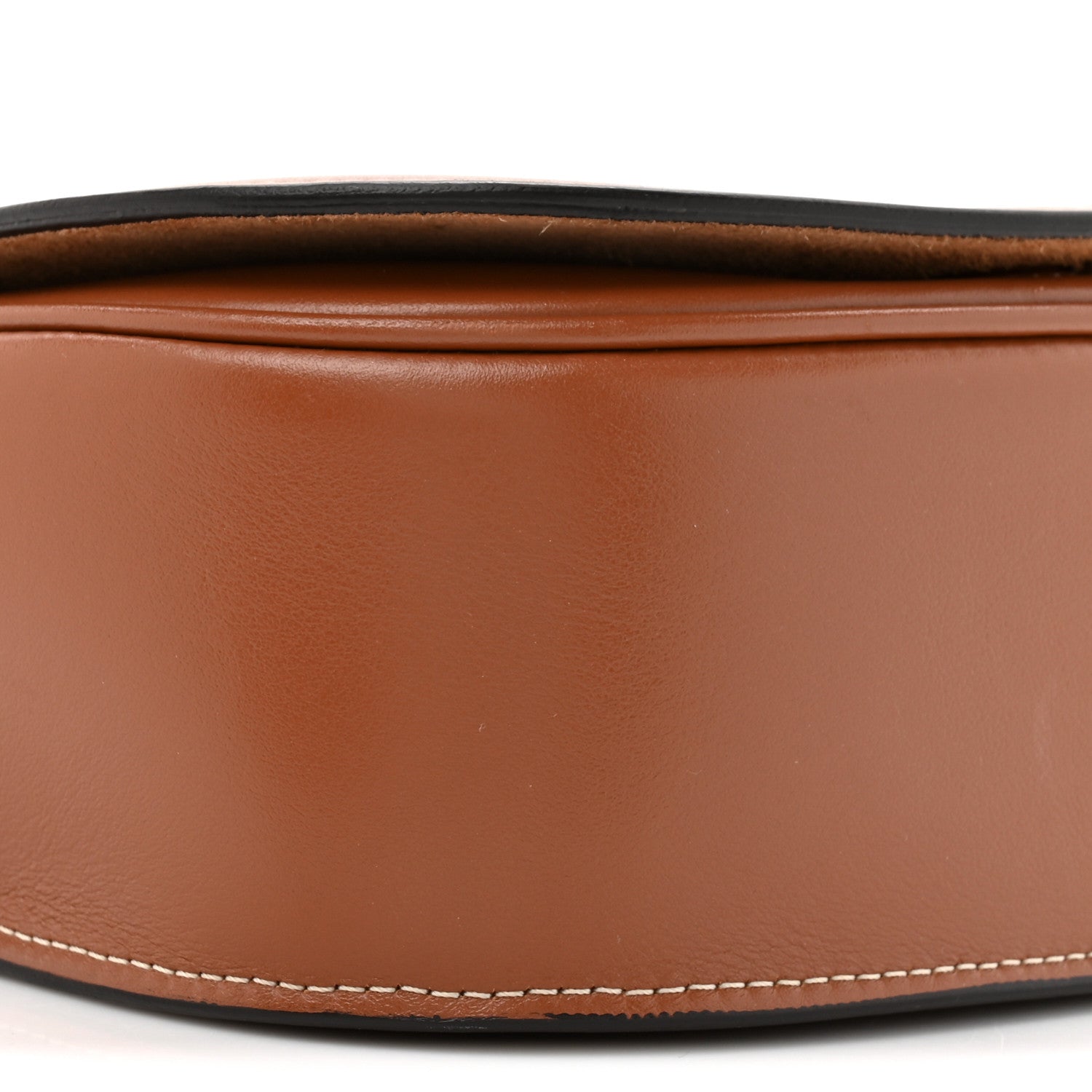 Celine Smooth Calfskin Cuir Triomphe Folco Crossbody Bag Tan 10 of 10