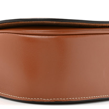 Celine Smooth Calfskin Cuir Triomphe Folco Crossbody Bag Tan 10 of 10