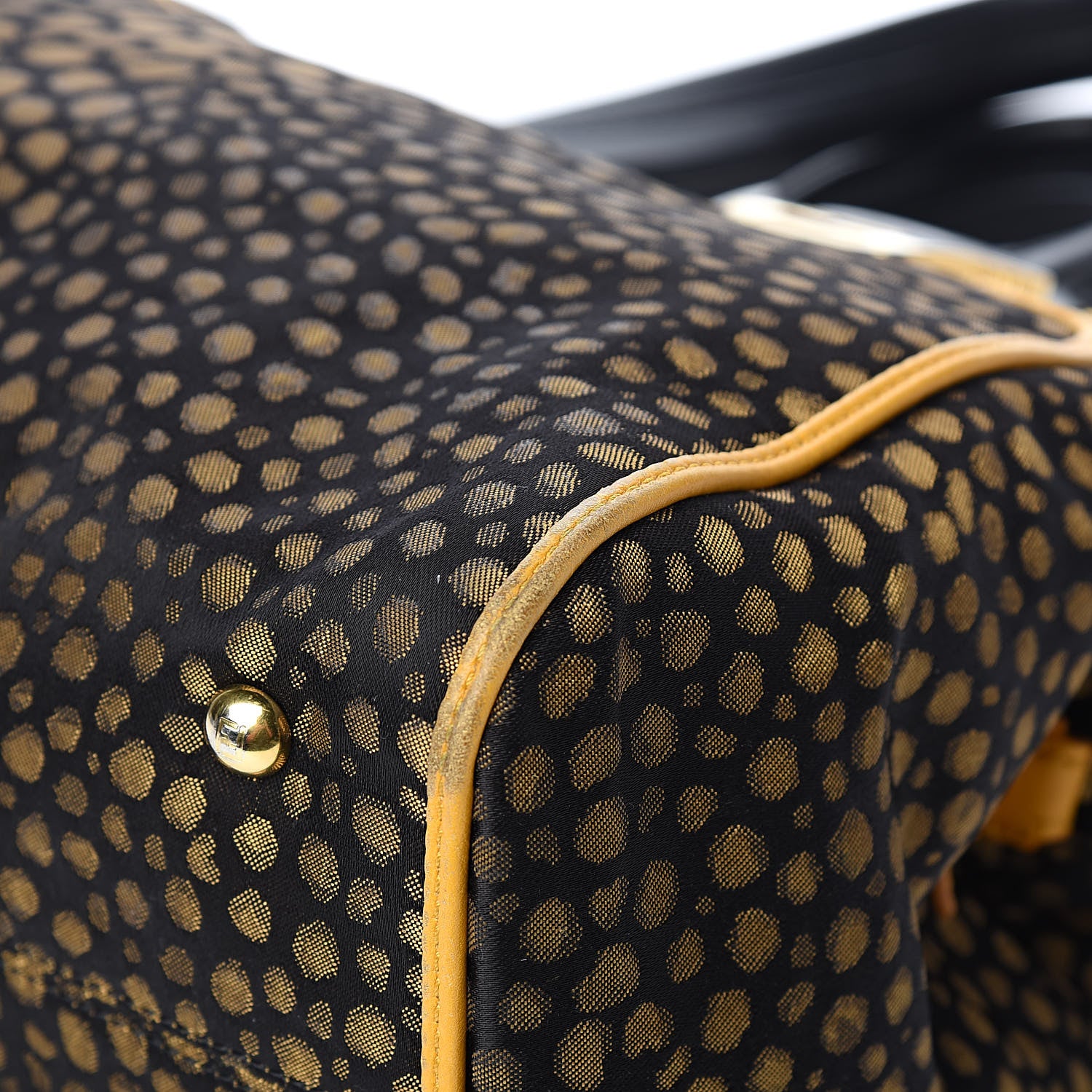 Fendi Jacquard Chameleon Tote Black 9 of 12