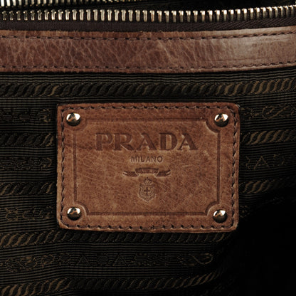 Prada Glace Calf Shoulder Bag Ardesia Fumo 9 of 11