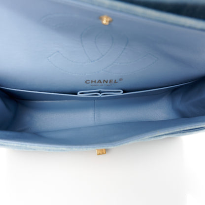 Chanel Denim Quilted 2.55 Reissue 226 Flap Light Blue 5 of 10