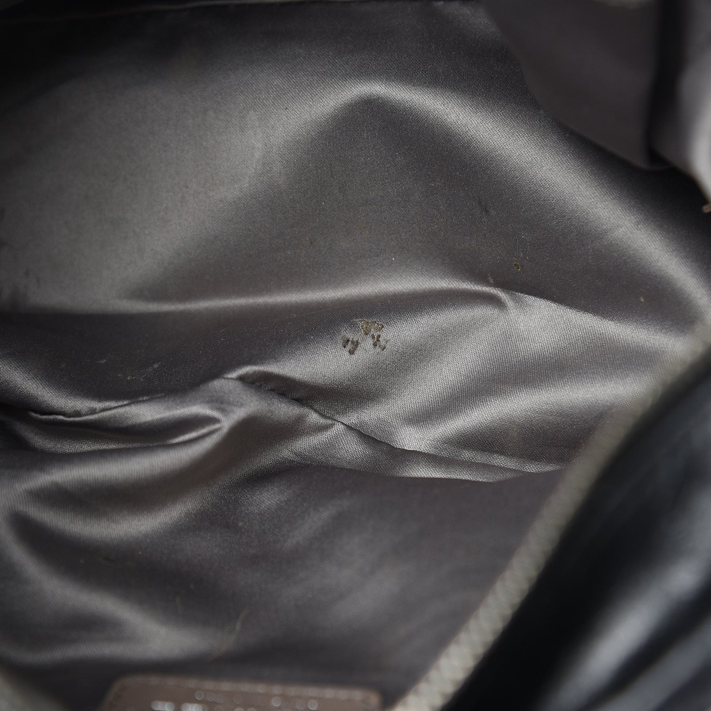 Glazed Calfskin Twisted Tote Black