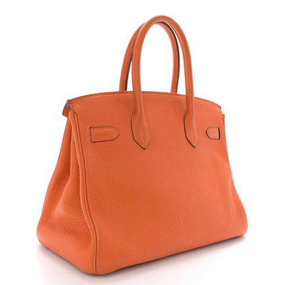 Hermes Togo Birkin 30 Orange 3 of 13