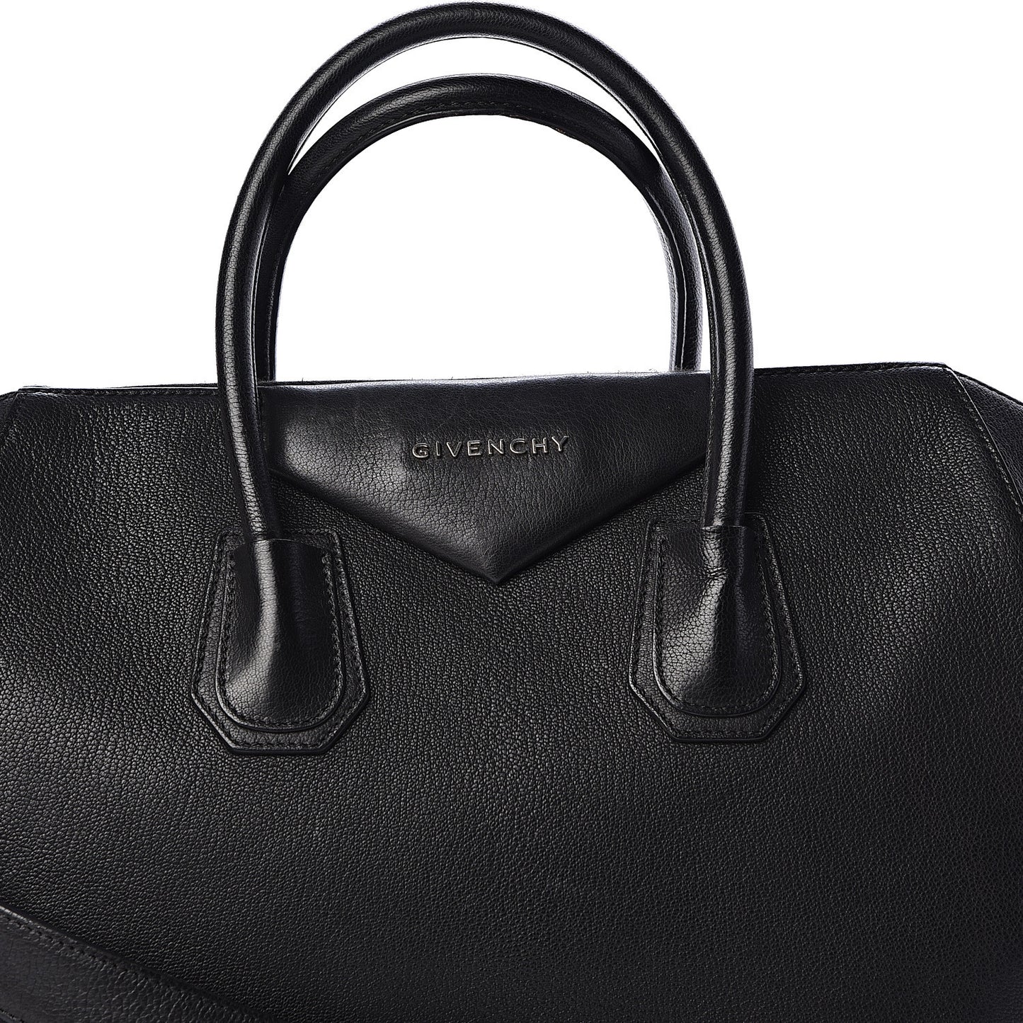 Sugar Goatskin Large Antigona Black