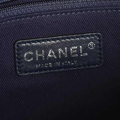 Chanel Iridescent Calfskin Quilted Large New Bubble Flap Black 6 of 9