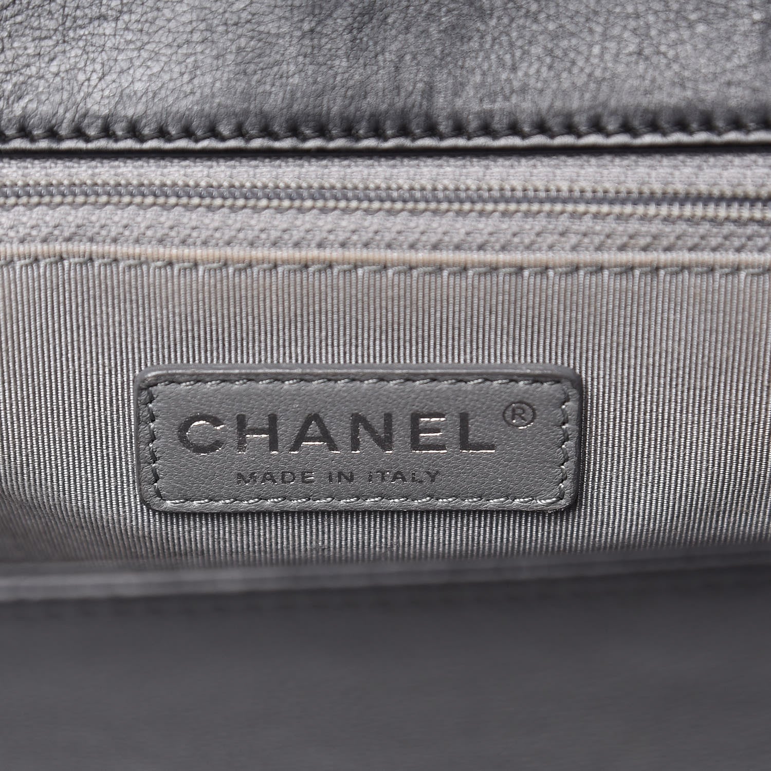 Chanel Calfskin Quilted Double Stitch New Medium Boy Flap Black 8 of 14