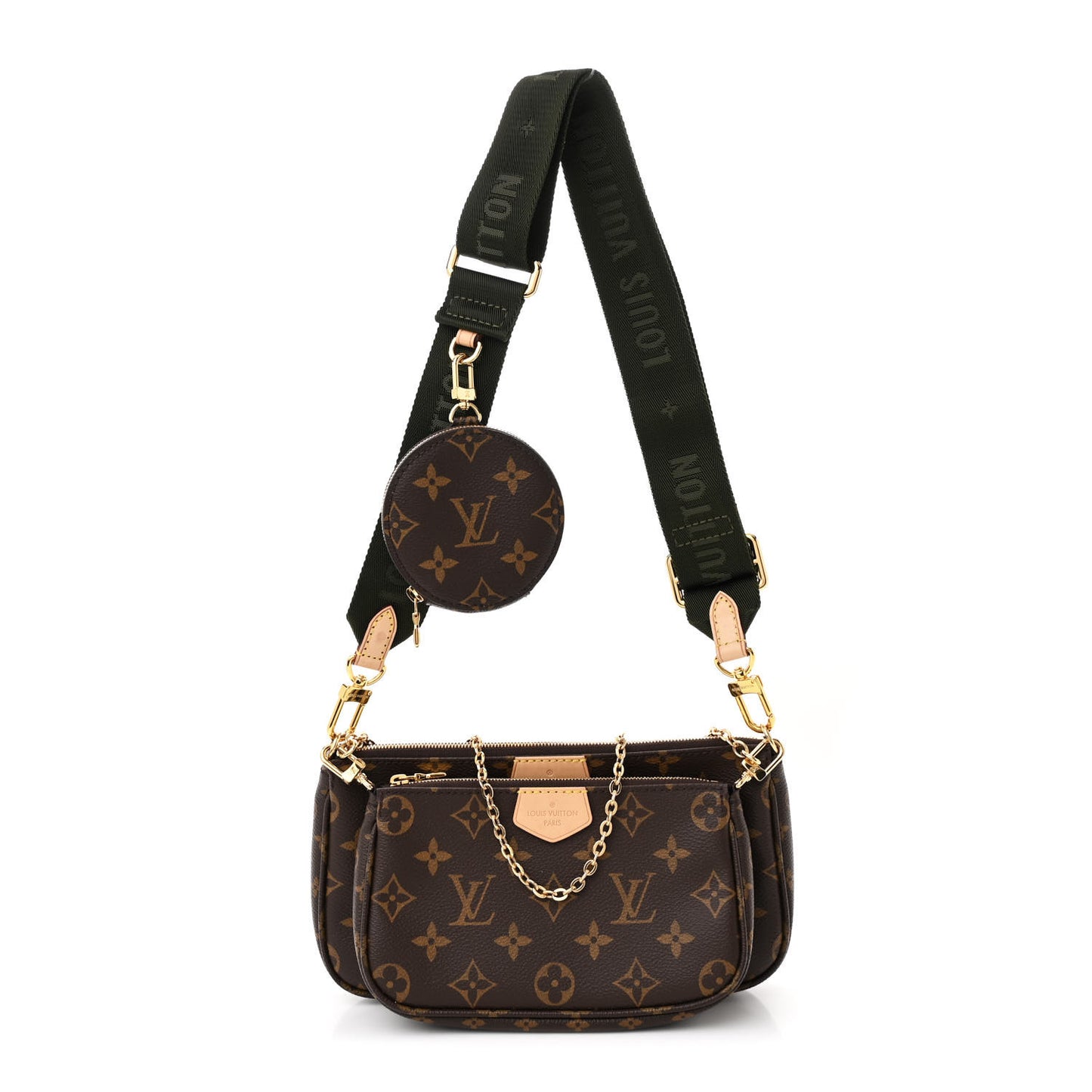 Monogram Multi Pochette Accessories Kaki
