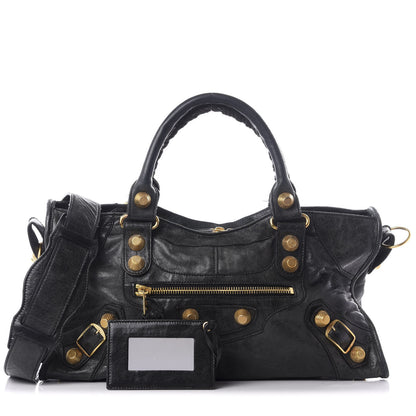 Balenciaga Agneau Giant 21 Gold Hardware Part Time Anthracite 1 of 10