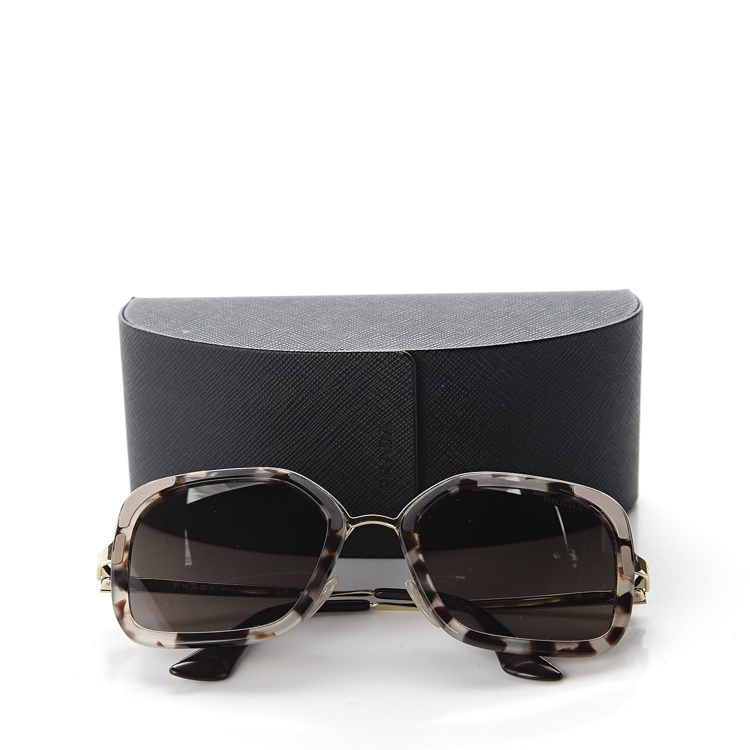 Prada Cinema Sunglasses SPR 57U Tortoise Gold 10 of 10