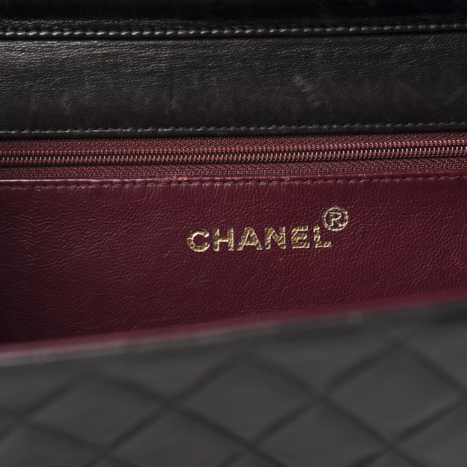 Chanel Lambskin Quilted Medium Single Flap Black 9 of 17