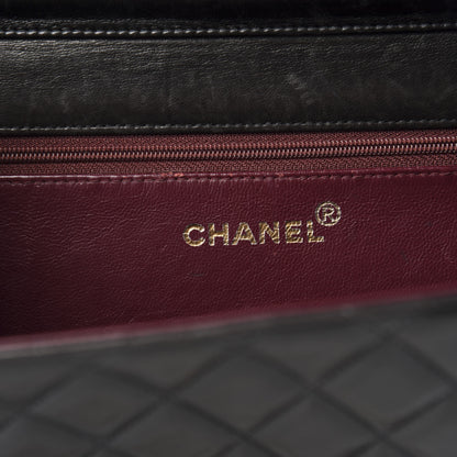 Chanel Lambskin Quilted Medium Single Flap Black 9 of 17