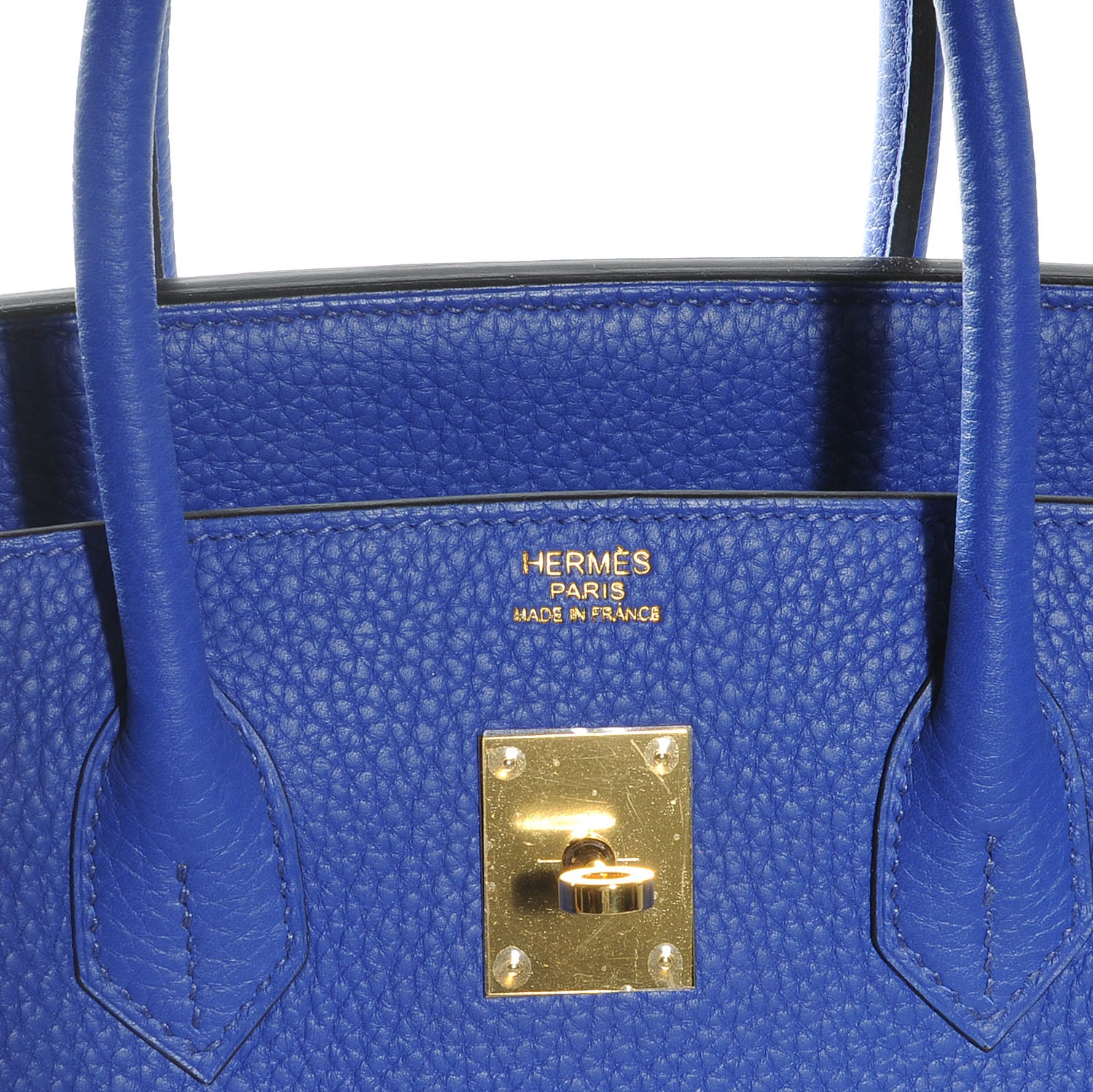 Hermes Togo Birkin 35 Bleu Electrique 7 of 9