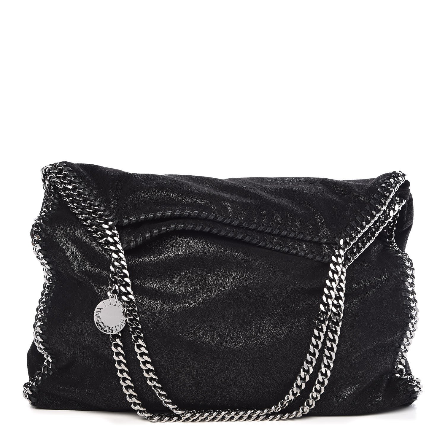 Stella McCartney Shaggy Deer Big Falabella Tote Black 1 of 9