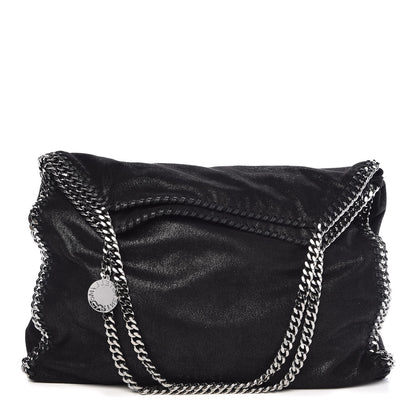 Stella McCartney Shaggy Deer Big Falabella Tote Black 1 of 9