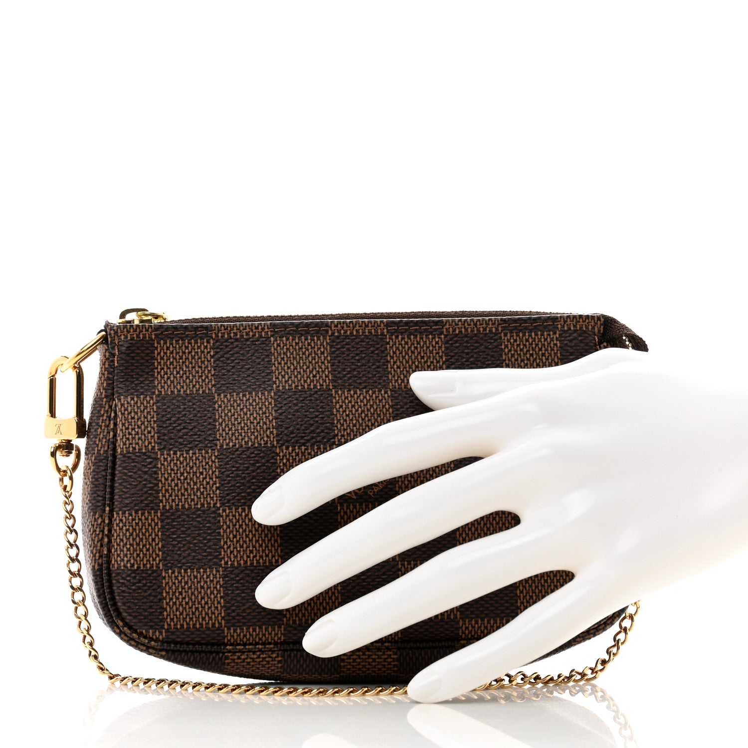 Louis Vuitton Damier Ebene Mini Pochette Accessories 2 of 7
