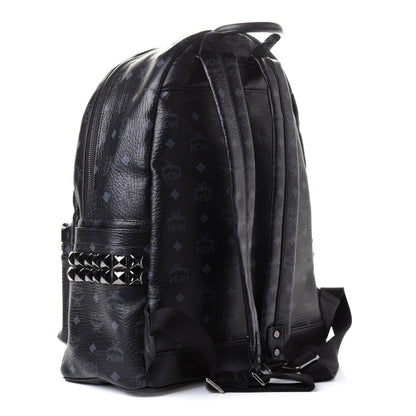 MCM Visetos Medium Side Studs Stark Backpack Black 2 of 10