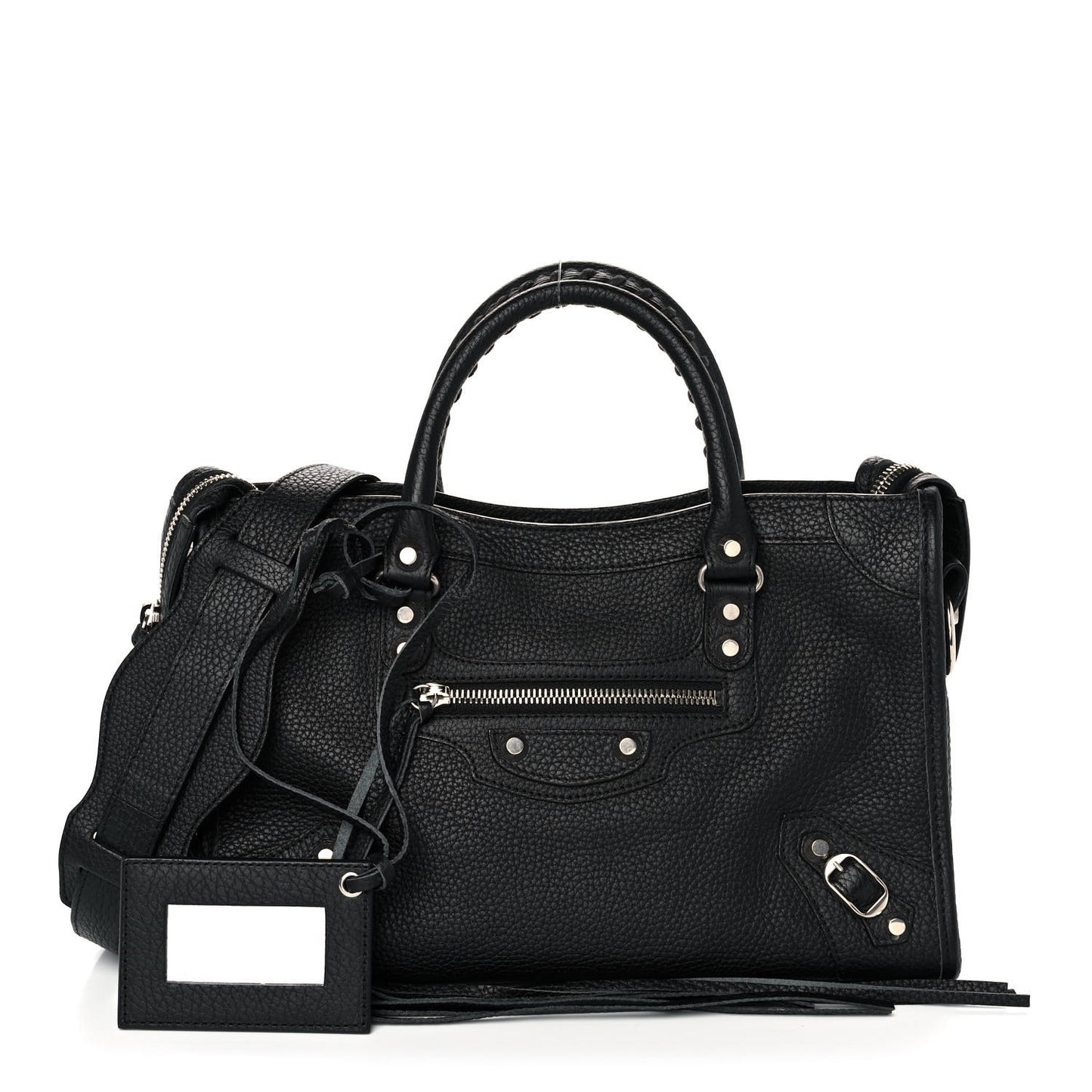 Vibrato Calfskin Classic Silver Hardware S City Black