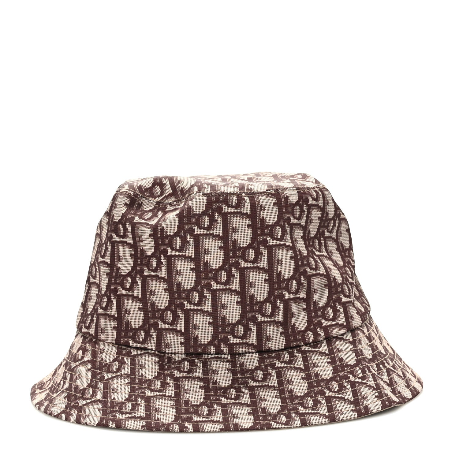 Christian Dior Oblique Reversible Teddy-D Brim Bucket Hat 57 Beige 5 of 11