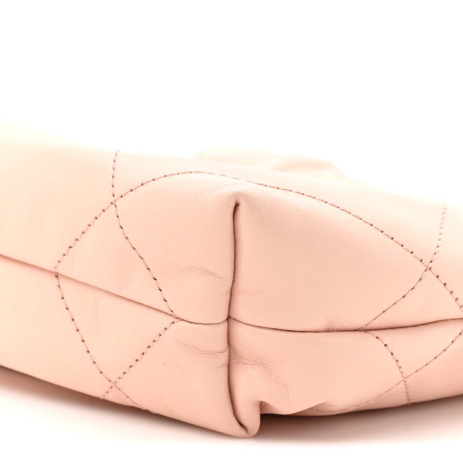 Chanel Shiny Calfskin Quilted Mini Chanel 22 Light Pink 9 of 10
