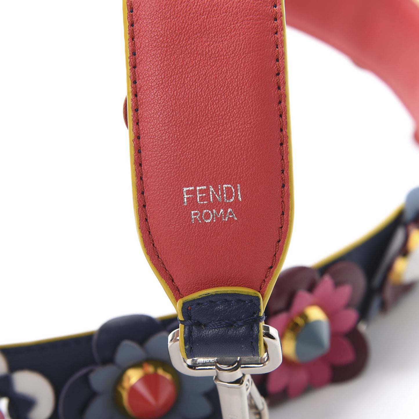 Vitello Dolce Flowerland Studded Strap You Blue Corallo Multicolor