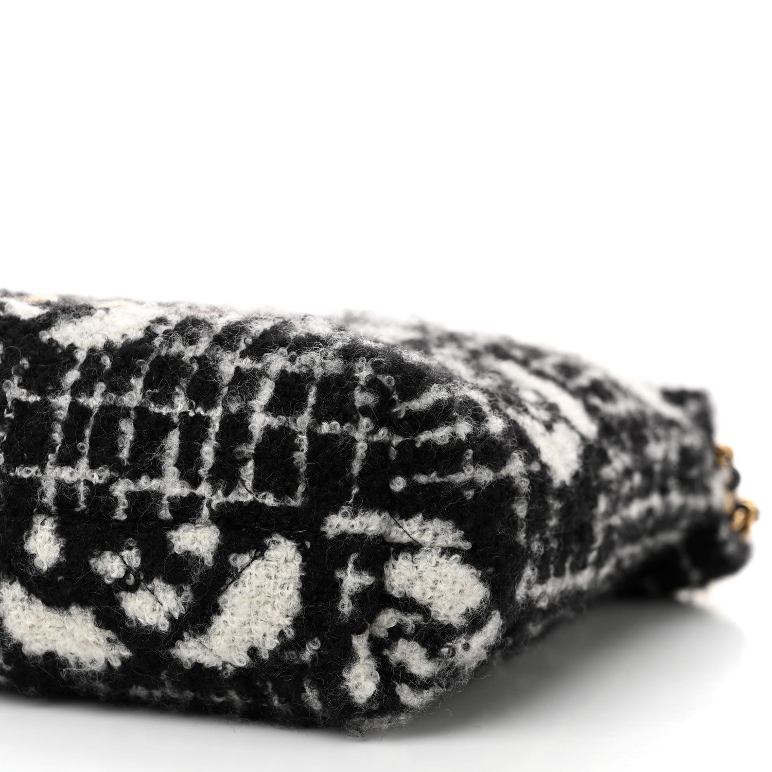 Chanel Cashmere Mini Chanel 22 Black White 10 of 11