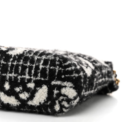 Chanel Cashmere Mini Chanel 22 Black White 10 of 11