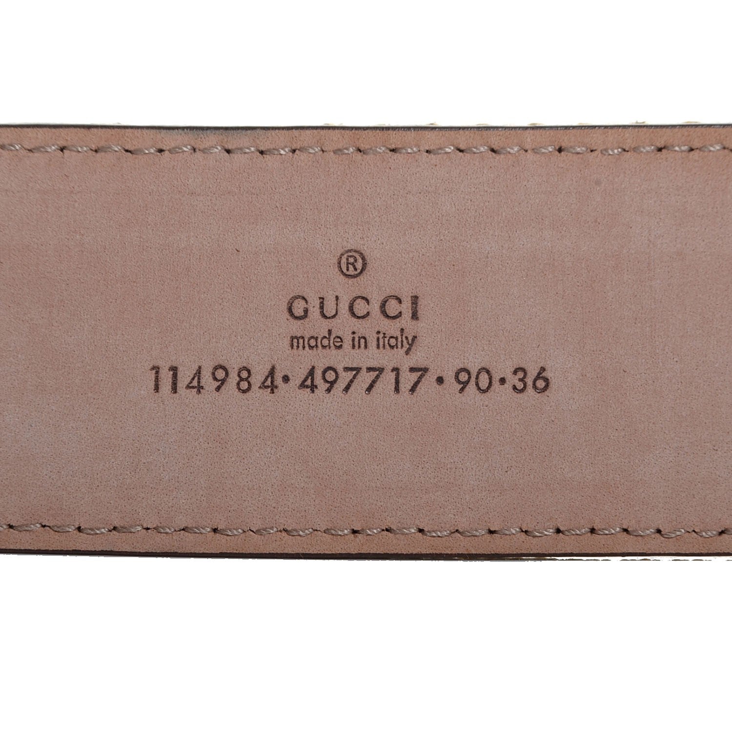 Gucci Canvas Web Interlocking G Belt 90 36 3 of 5