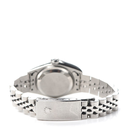 Rolex Stainless Steel 18K White Gold Diamond 26mm Oyster Perpetual Datejust Watch Silver Jubilee 79174 3 of 5