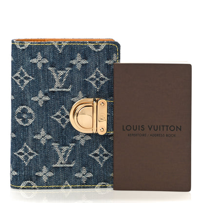 Louis Vuitton Monogram Denim Agenda PM Blue 14 of 14