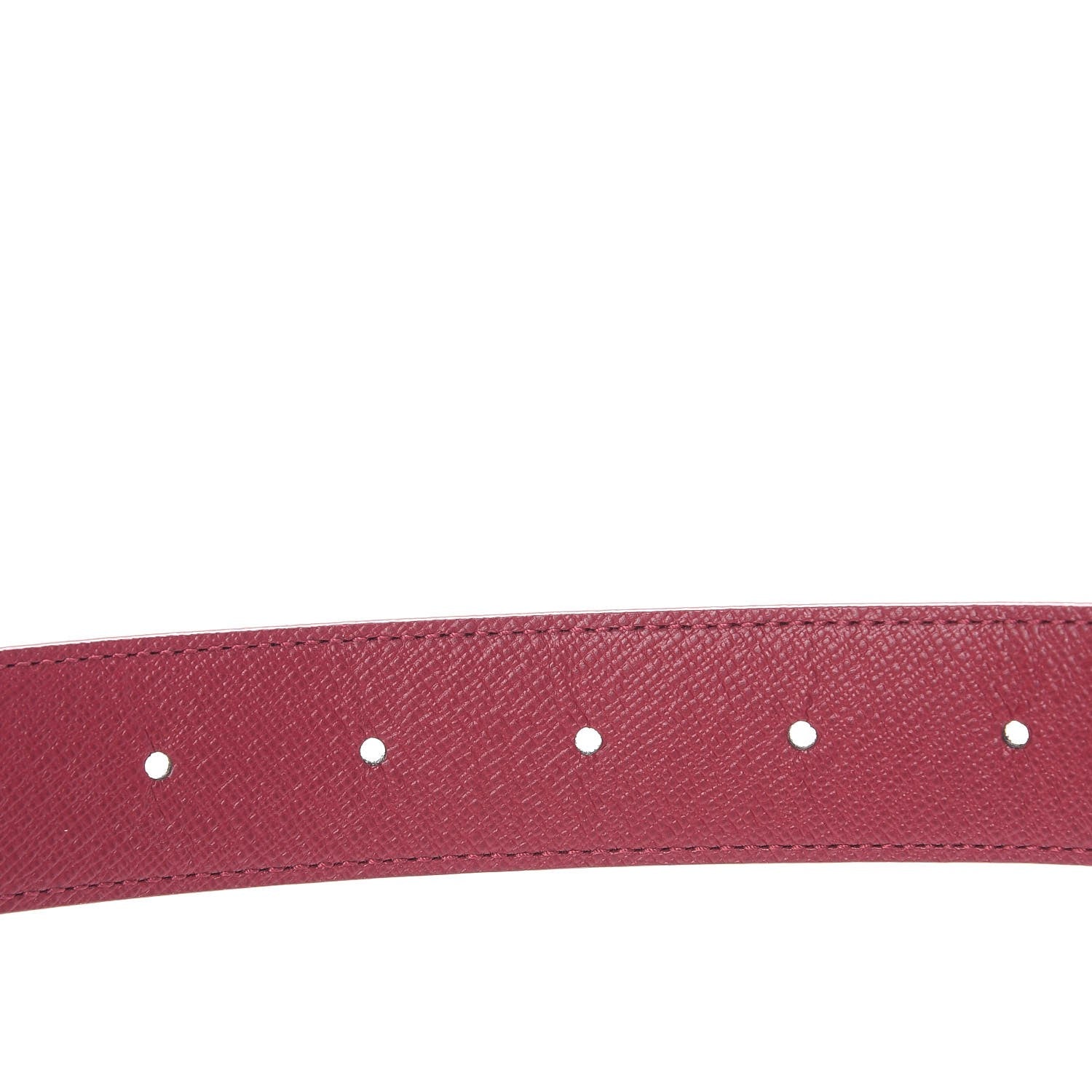 Louis Vuitton Monogram Calfskin 30mm LV Initiales Reversible Belt 80 32 Fuchsia 6 of 7