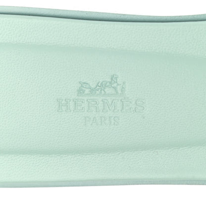 Hermes Epsom Oran Sandals 39 Vert Embrun 7 of 11
