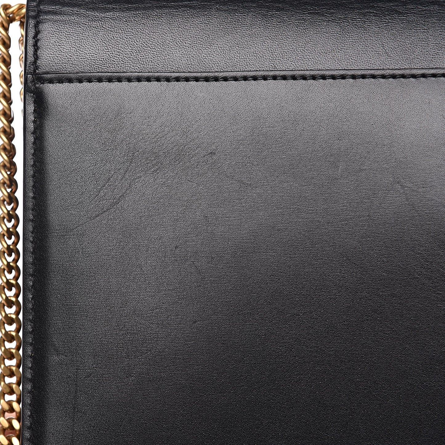 Smooth Calfskin Monogram Cassandra Clasp Black