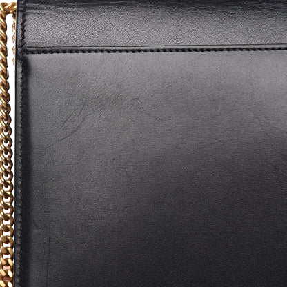 Saint Laurent Smooth Calfskin Monogram Cassandra Clasp Black 10 of 15