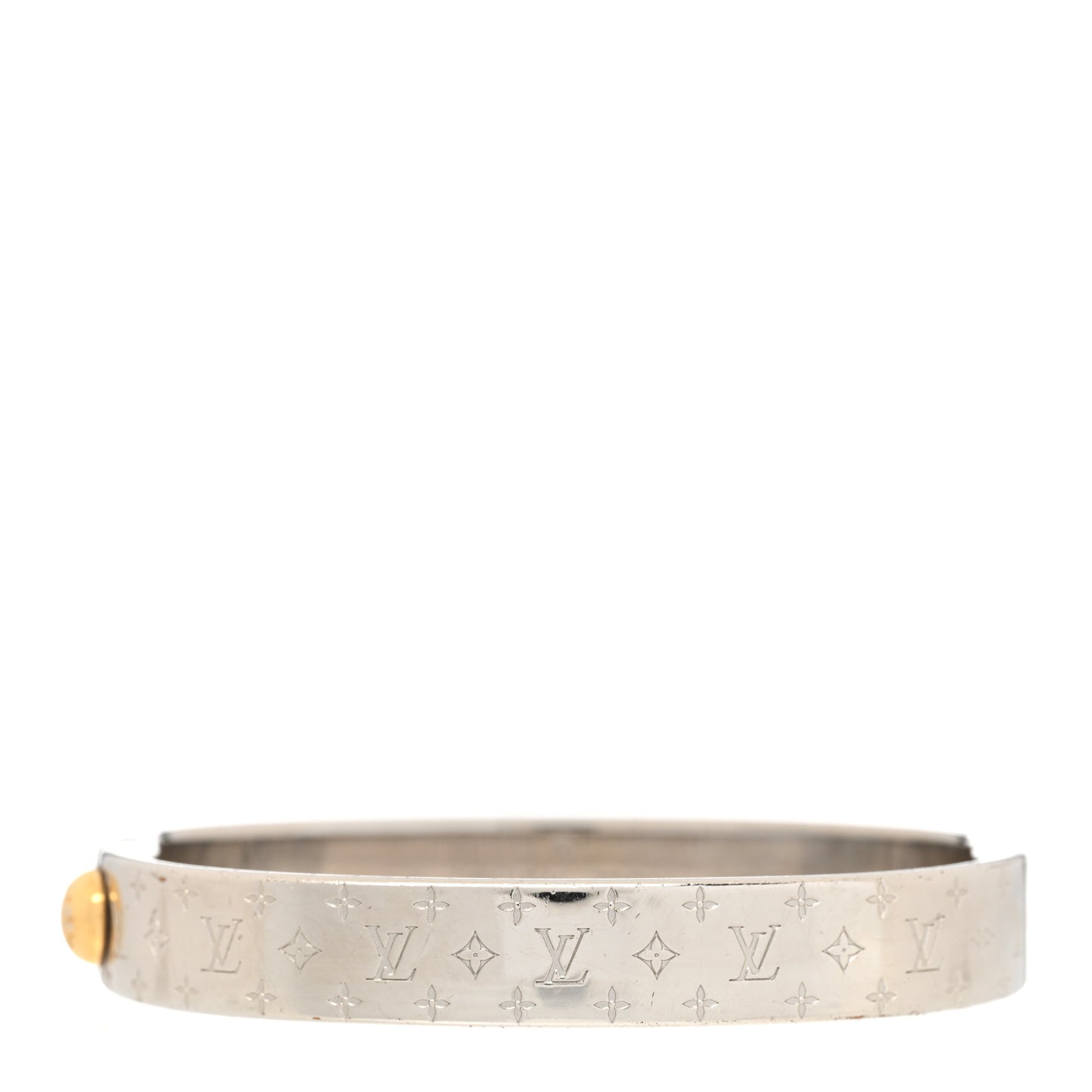 Palladium Monogram Nanogram Cuff S Silver