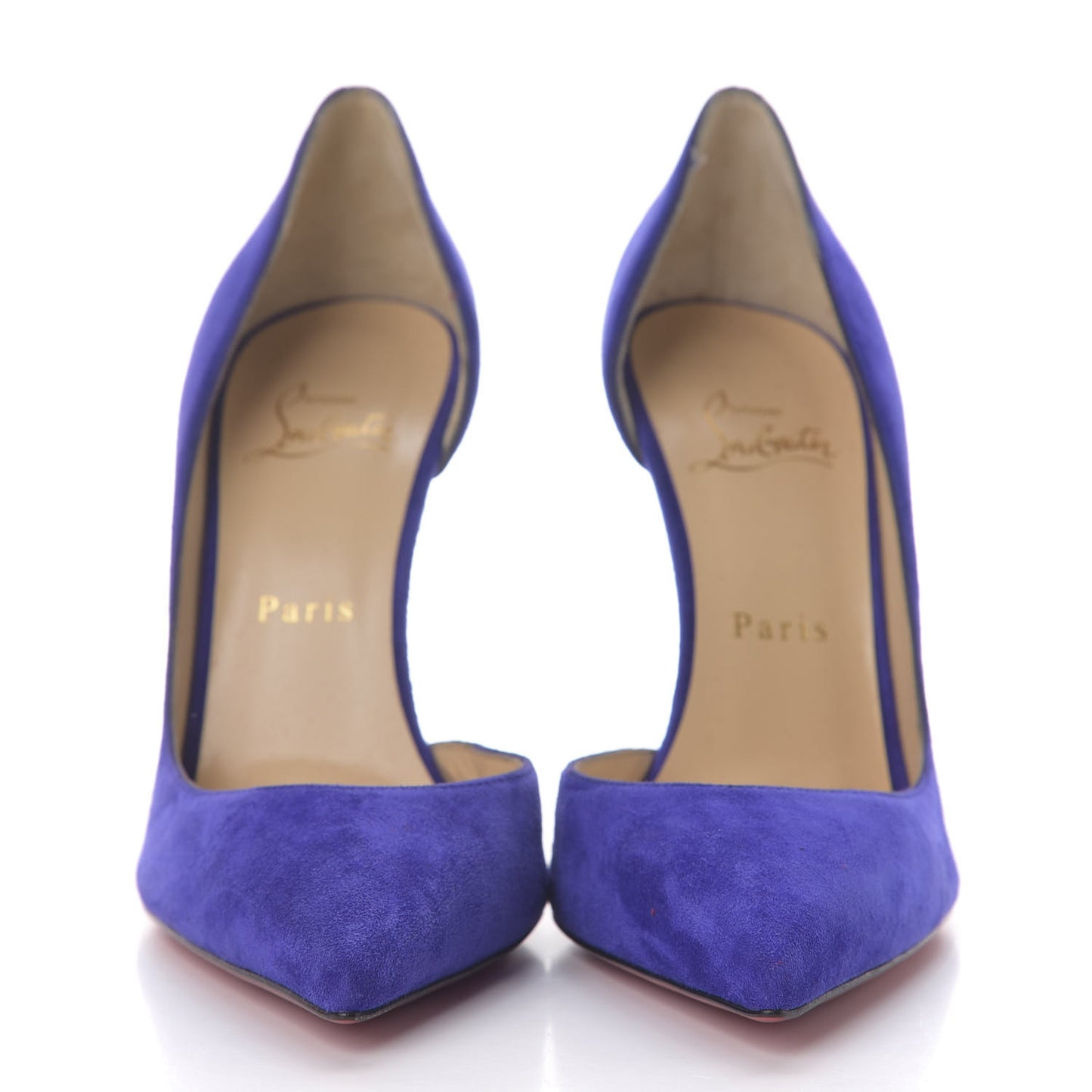 Veau Velour Iriza 100 Pumps 38.5 Purple Pop