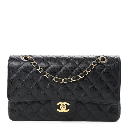 Chanel Caviar Quilted Medium Double Flap Black 1 of 9
