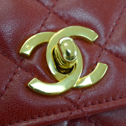Chanel Lambskin Quilted Medium Flap Red 7 of 13