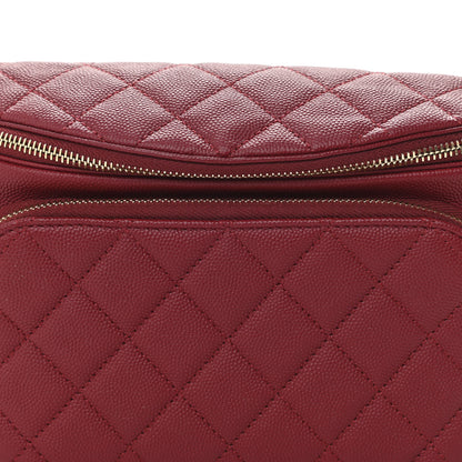 Chanel Caviar Quilted Business Affinity Waist Belt Bag Burgundy 17 of 19
