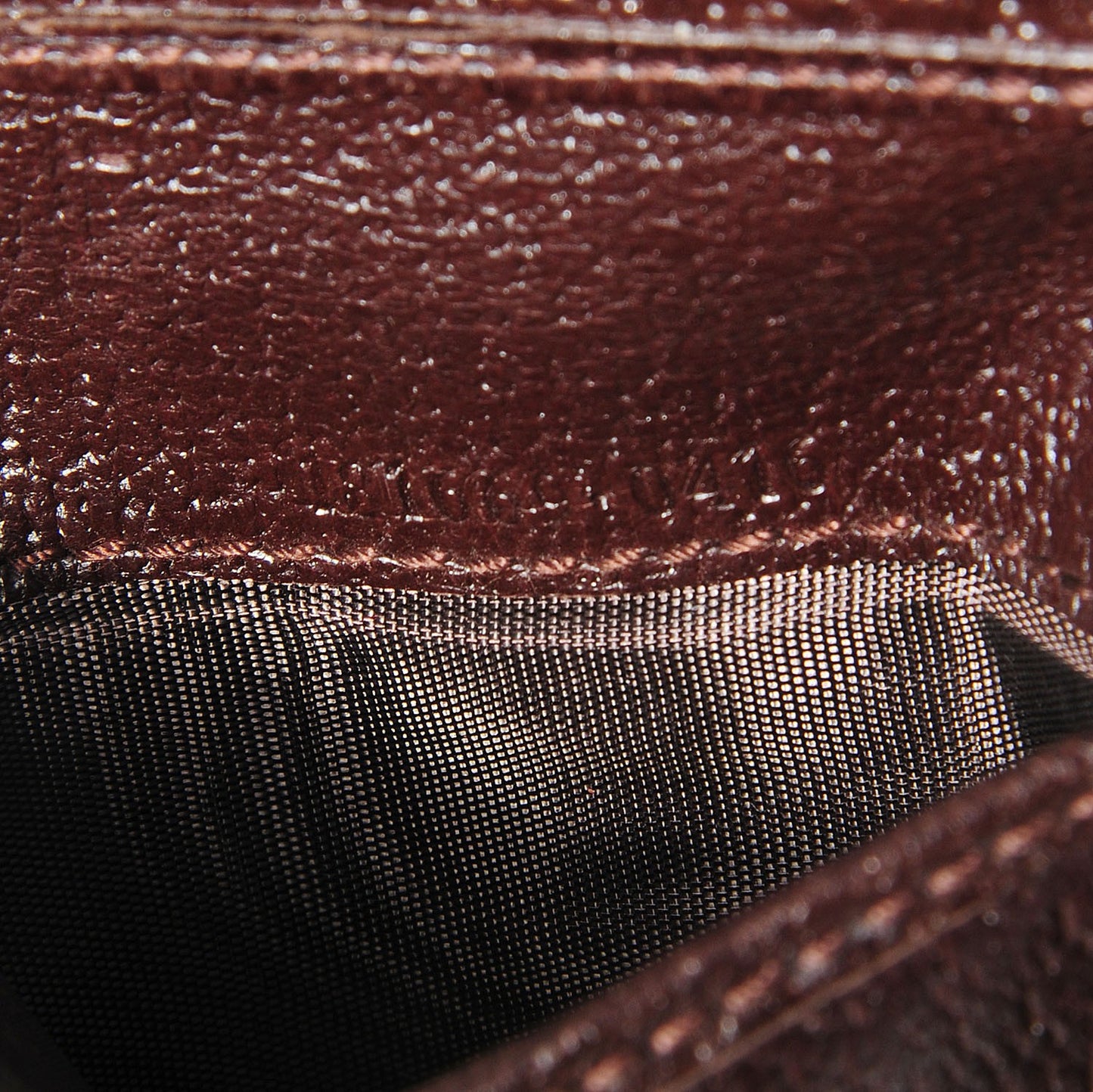Monogram Ladies Web French Flap Wallet Dark Brown