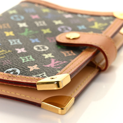 Louis Vuitton Monogram Multicolor Small Ring Agenda Cover Black 8 of 10