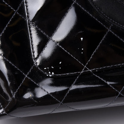 Chanel Patent Quilted Shopping Tote Black 6 of 6