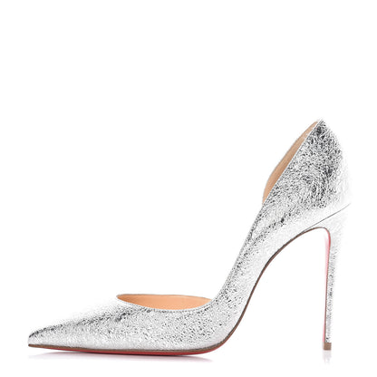 Christian Louboutin Specchio Vintage Iriza 100 Pumps 38 Silver 1 of 11
