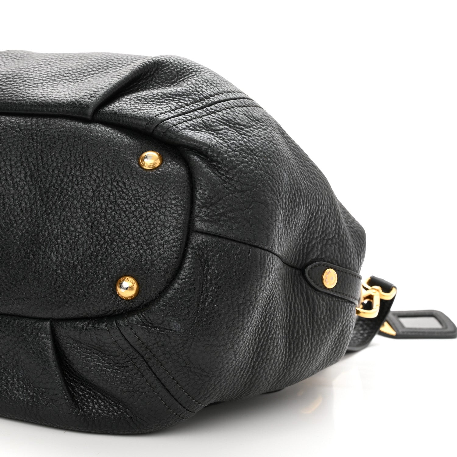 Prada Vitello Daino Tote Black 8 of 17