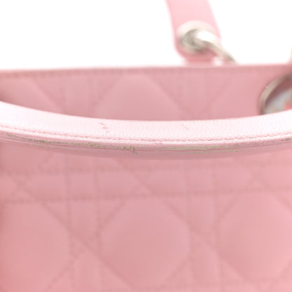 Christian Dior Lambskin Cannage Medium Lady Dior Light Pink 16 of 17